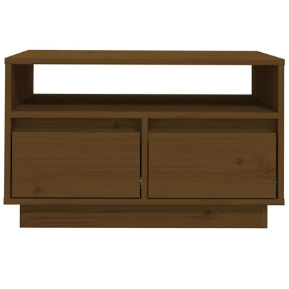Mobile Porta TV Ambra 60x35x37 cm in Legno Massello di Pino