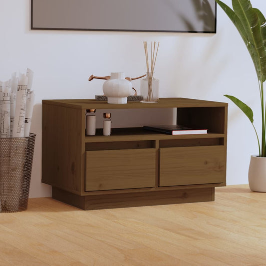 Mobile Porta TV Ambra 60x35x37 cm in Legno Massello di Pino - homemem39