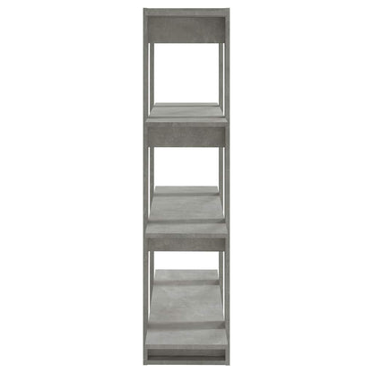 Libreria/Divisorio Grigio Cemento 100x30x123,5 cm