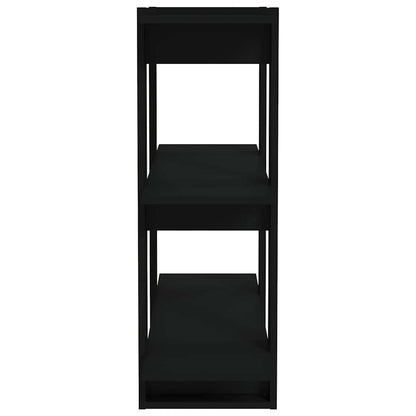 Libreria/Divisorio Nero 80x30x87 cm