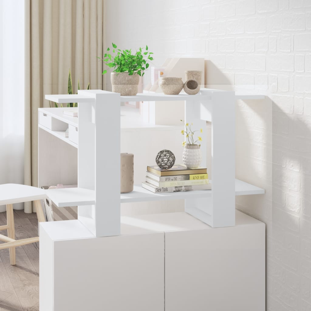 Libreria/Divisorio Bianco 80x30x51 cm | homemem39