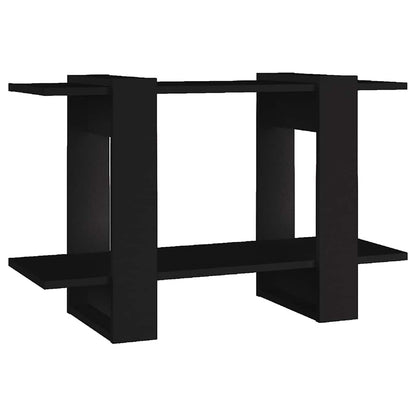 Libreria/Divisorio Nero 80x30x51 cm