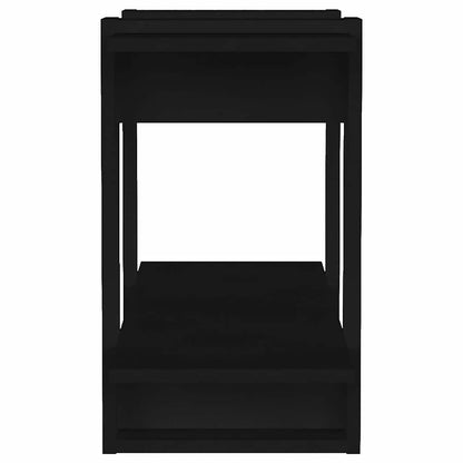 Libreria/Divisorio Nero 80x30x51 cm