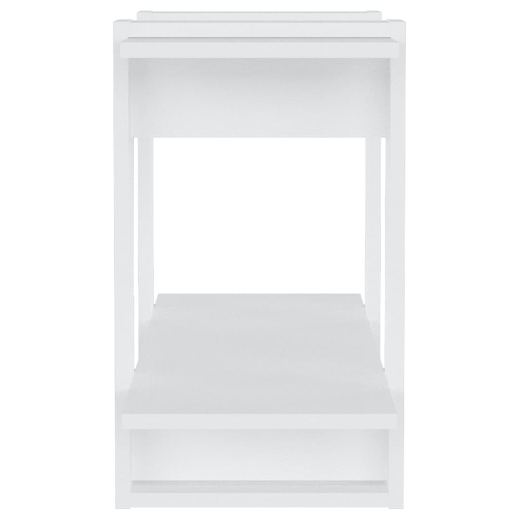 Libreria/Divisorio Bianco Lucido 80x30x51 cm