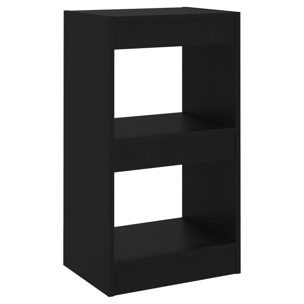 Libreria/Divisorio Nero 40x30x72 cm | homemem39