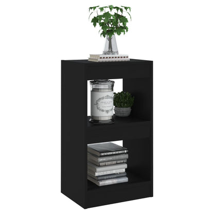 Libreria/Divisorio Nero 40x30x72 cm | homemem39