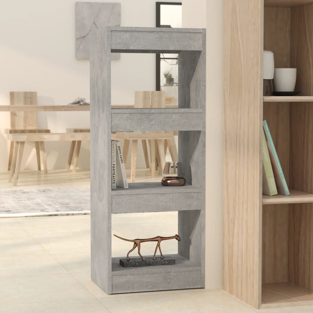 Libreria/Divisorio Grigio Cemento 40x30x103 cm in Truciolato | homemem39