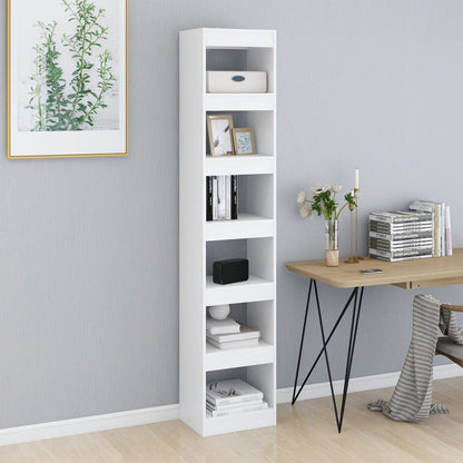 Libreria/Divisorio Bianco 40x30x198 cm | homemem39