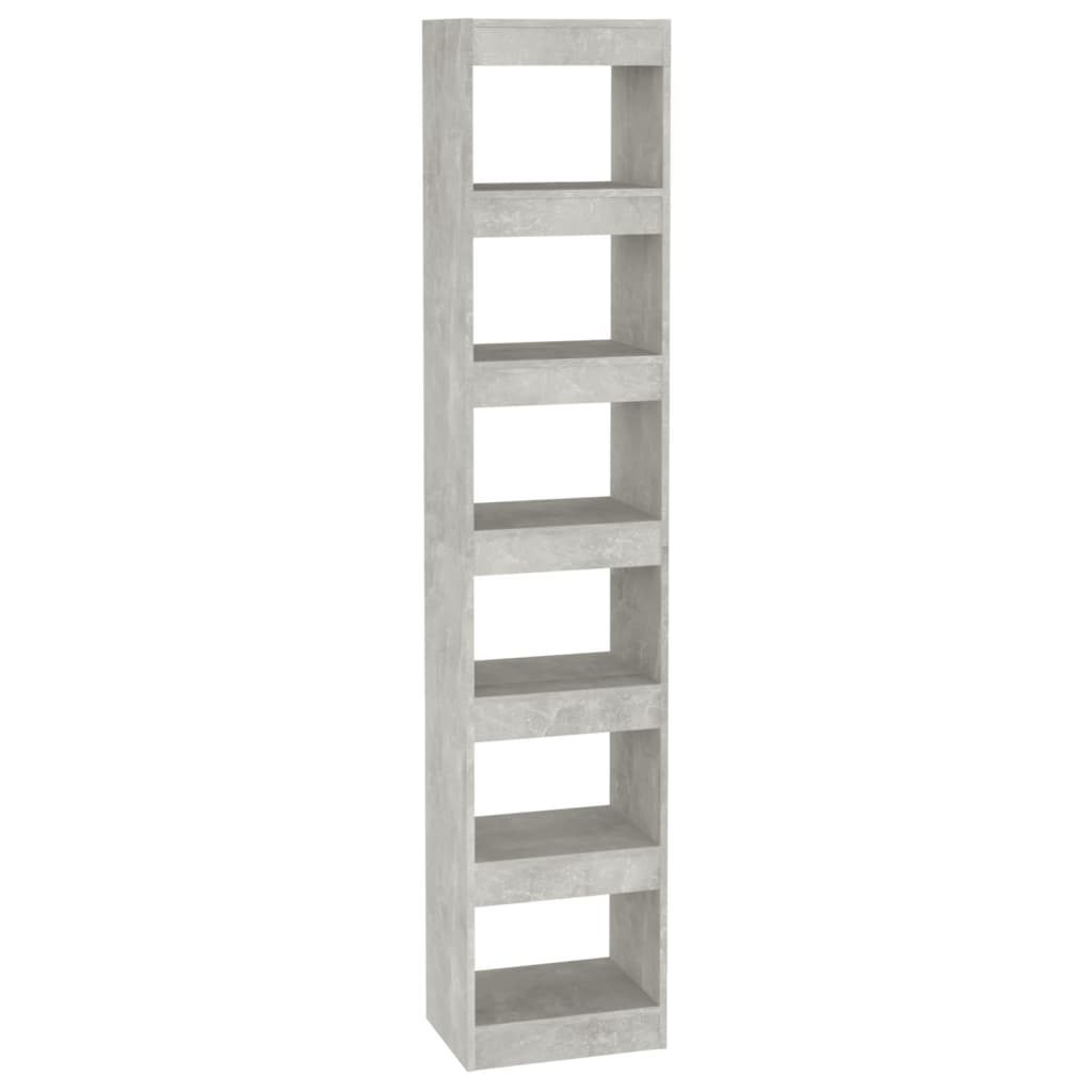 Libreria/Divisorio Grigio Cemento 40x30x198 cm | homemem39