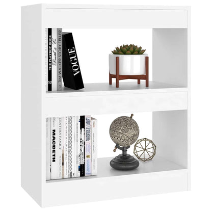 Libreria/Divisorio Bianco 60x30x72 cm