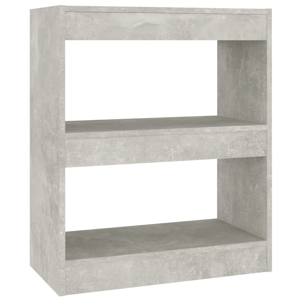 Libreria/Divisorio Grigio Cemento 60x30x72 cm | homemem39