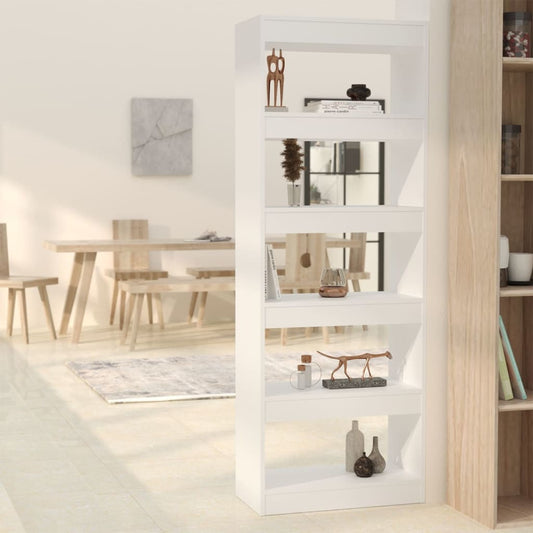 Libreria/Divisorio Bianco 60x30x166 cm in Truciolato | homemem39