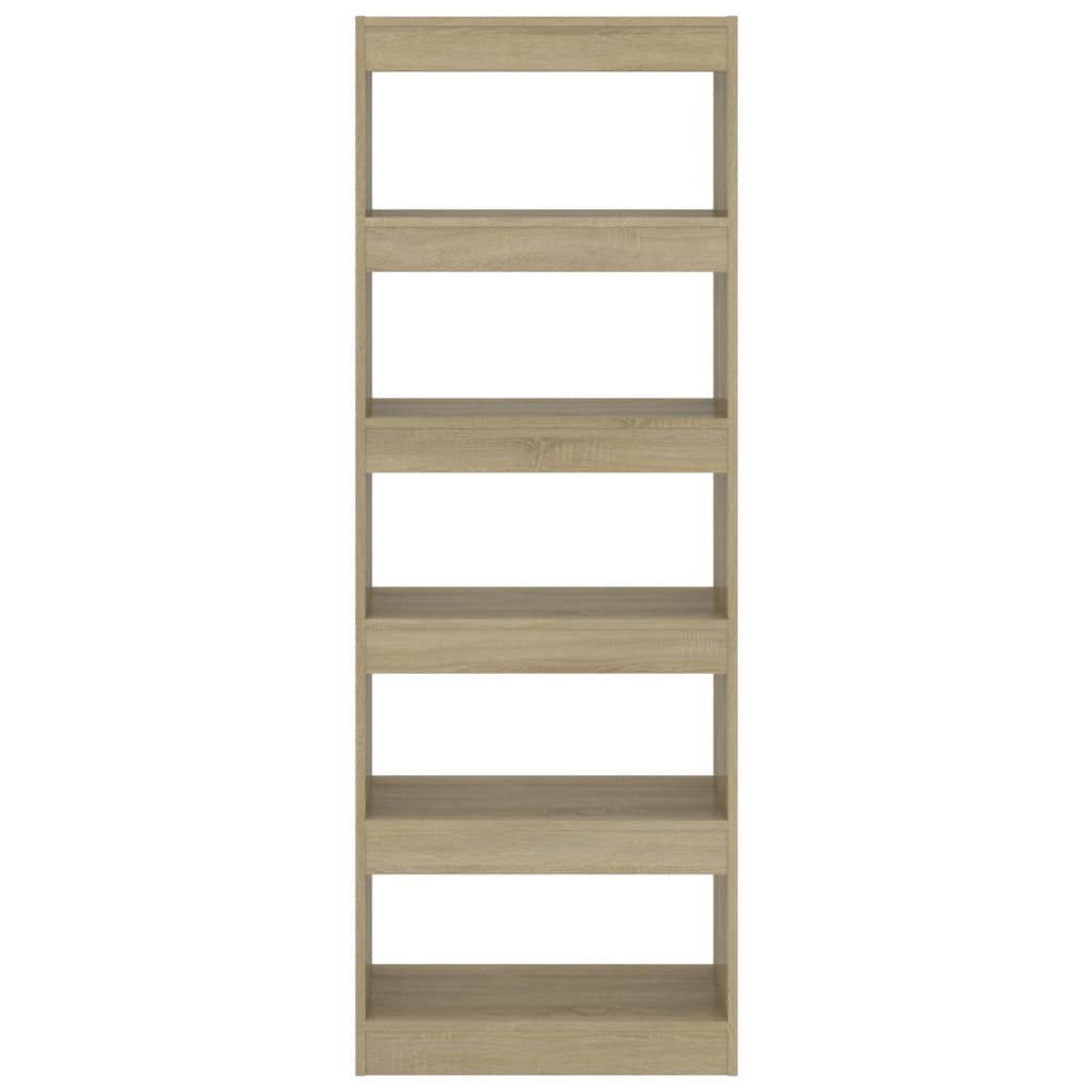 Libreria/Divisorio Rovere Sonoma 60x30x166 cm in Truciolato | homemem39