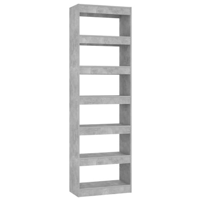 Libreria/Divisorio Grigio Cemento 60x30x198 cm | homemem39