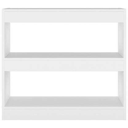 Libreria/Divisorio Bianco 80x30x72 cm | homemem39