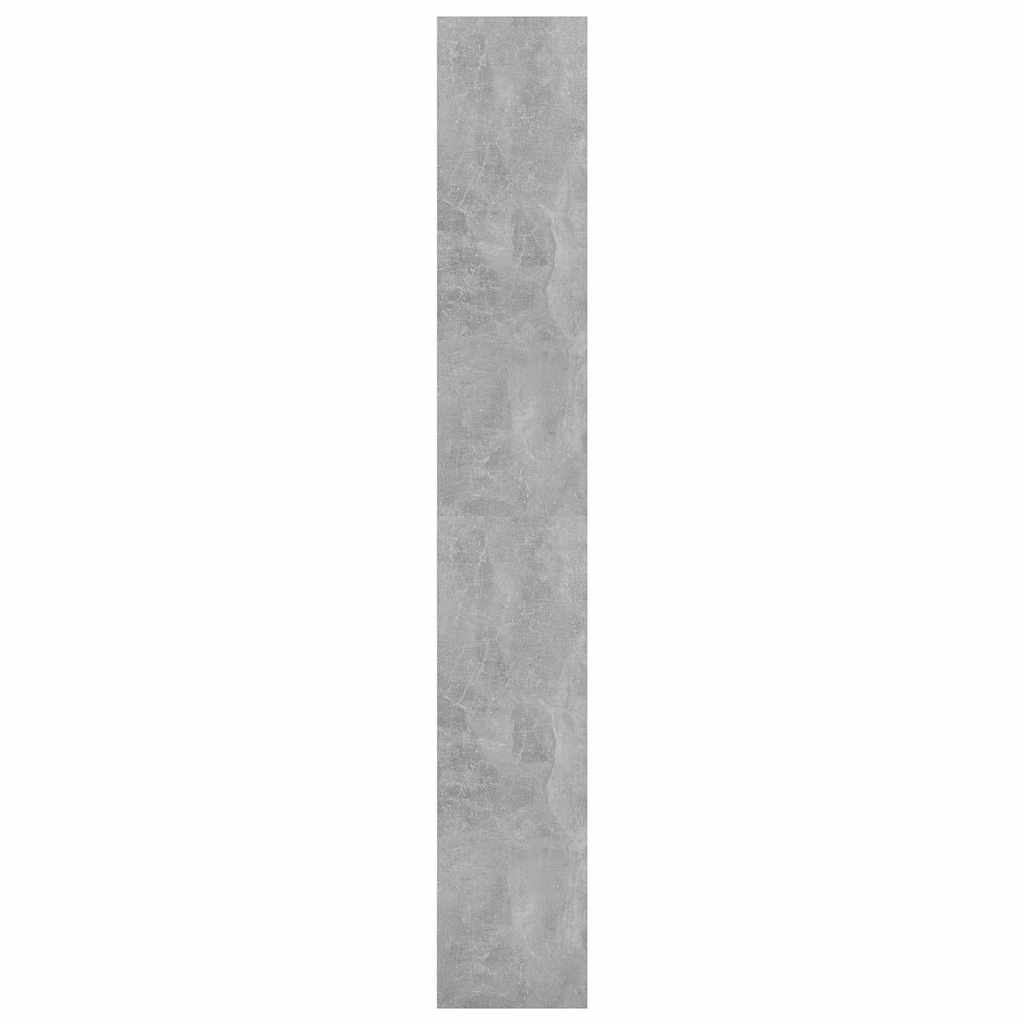 Libreria/Divisorio Grigio Cemento 80x30x198 cm in Truciolato