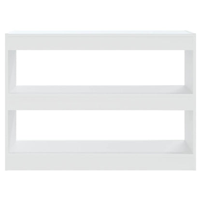 Libreria/Divisorio Bianco 100x30x72 cm | homemem39