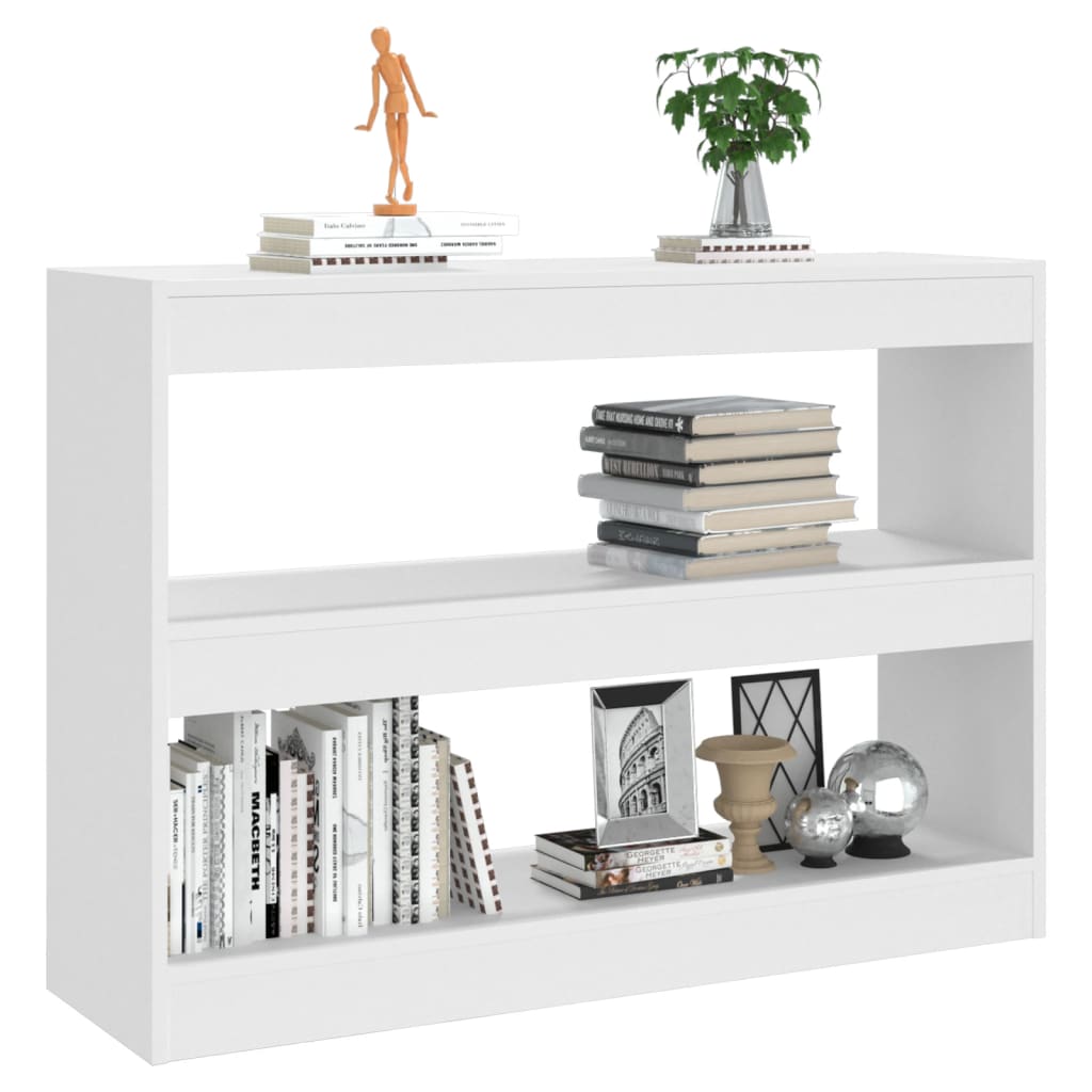 Libreria/Divisorio Bianco 100x30x72 cm | homemem39