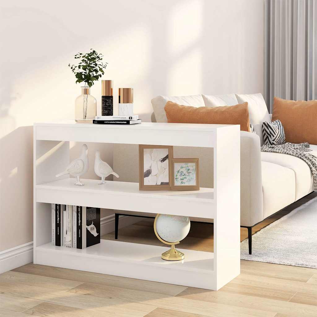 Libreria/Divisorio Bianco 100x30x72 cm | homemem39
