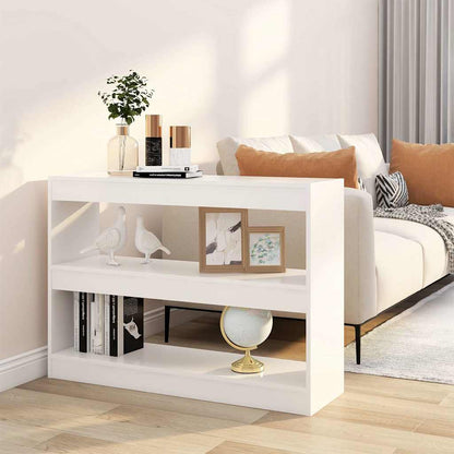 Libreria/Divisorio Bianco 100x30x72 cm | homemem39