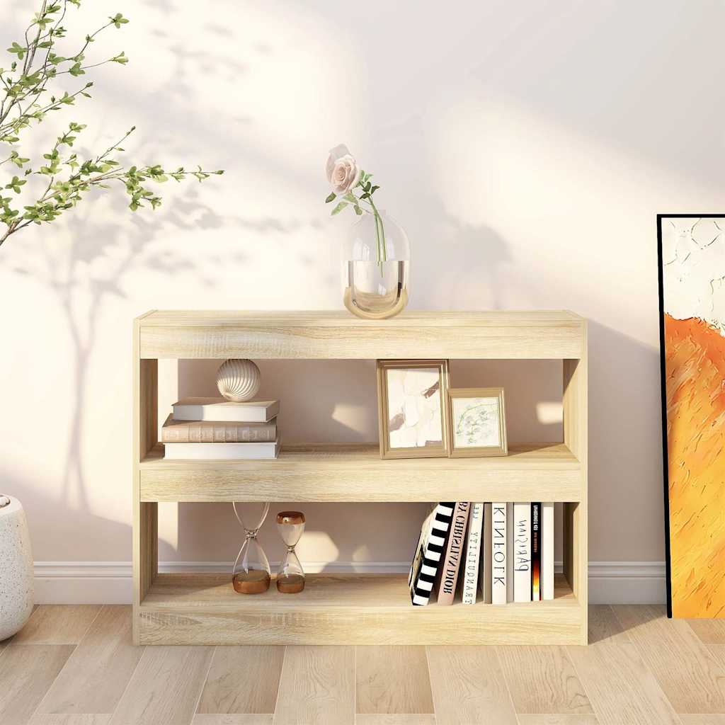 Libreria/Divisorio Rovere Sonoma 100x30x72 cm
