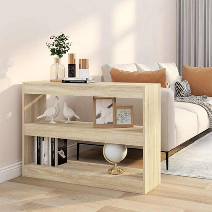 Libreria/Divisorio Rovere Sonoma 100x30x72 cm