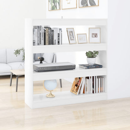 Libreria/Divisorio Bianco 100x30x103 cm | homemem39