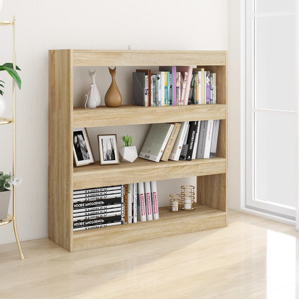 Libreria/Divisorio Rovere Sonoma 100x30x103 cm | homemem39