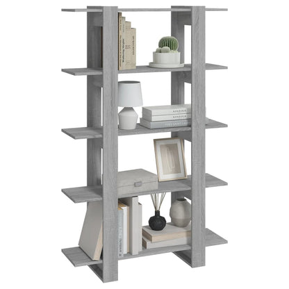 Libreria/Divisorio Grigio Sonoma 100x30x160 cm | homemem39