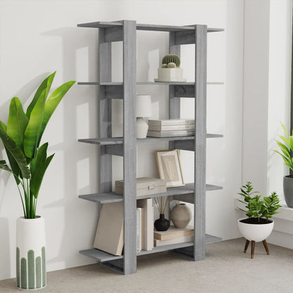 Libreria/Divisorio Grigio Sonoma 100x30x160 cm | homemem39