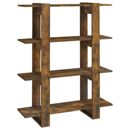 Libreria/Divisorio Rovere Fumo 100x30x123,5 cm