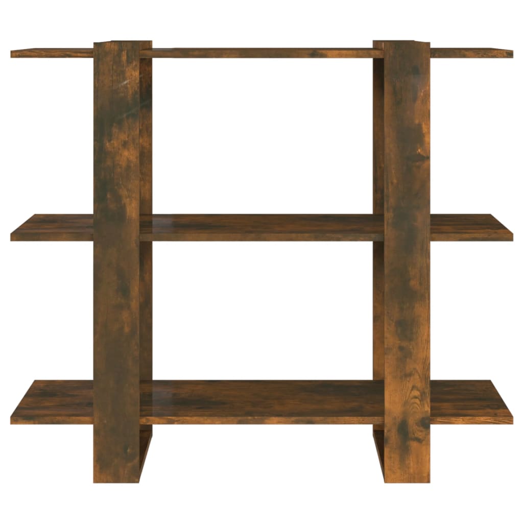 Libreria/Divisorio Rovere Fumo 100x30x87 cm | homemem39