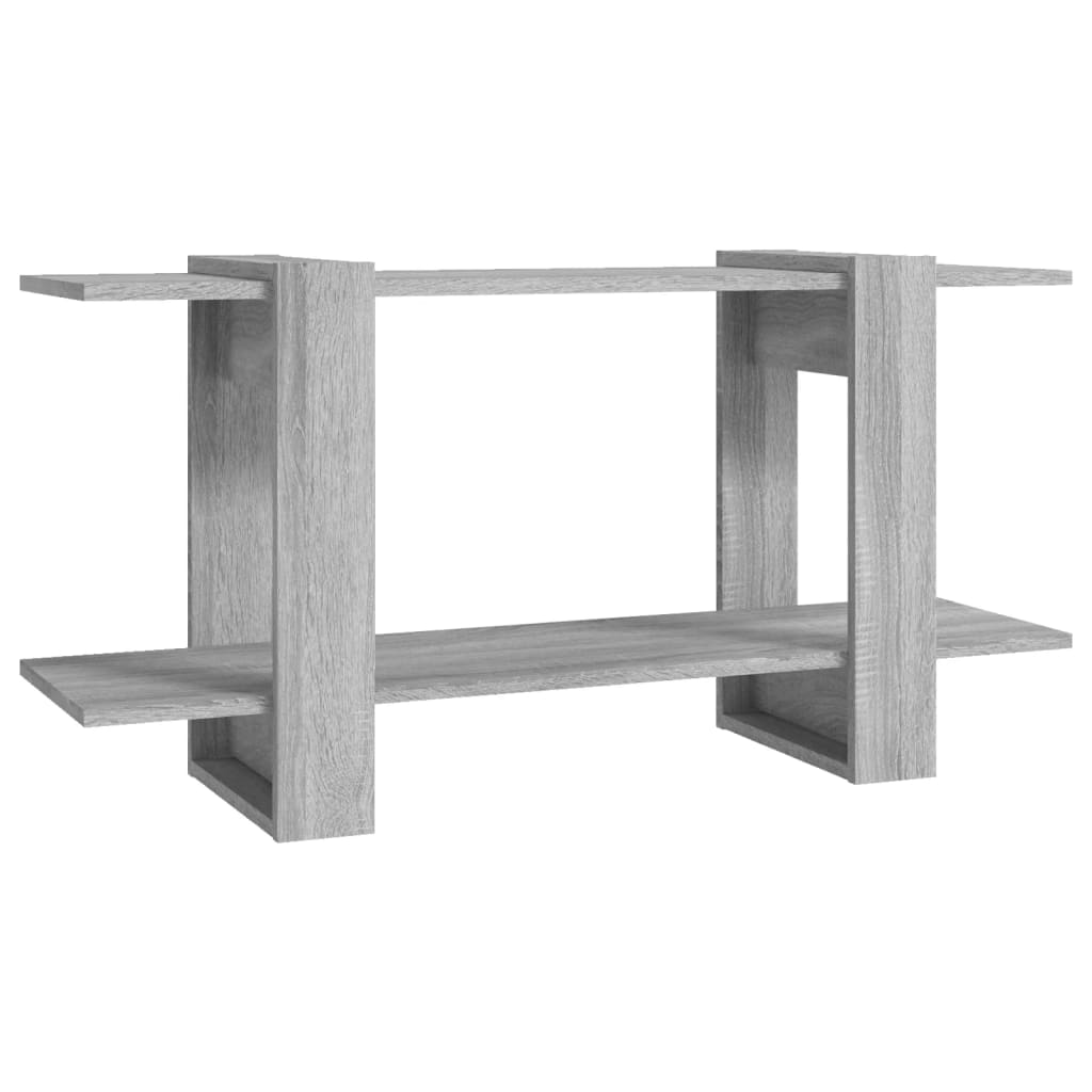 Libreria Grigio Marrone 100x30x51 cm in Legno Multistrato | homemem39