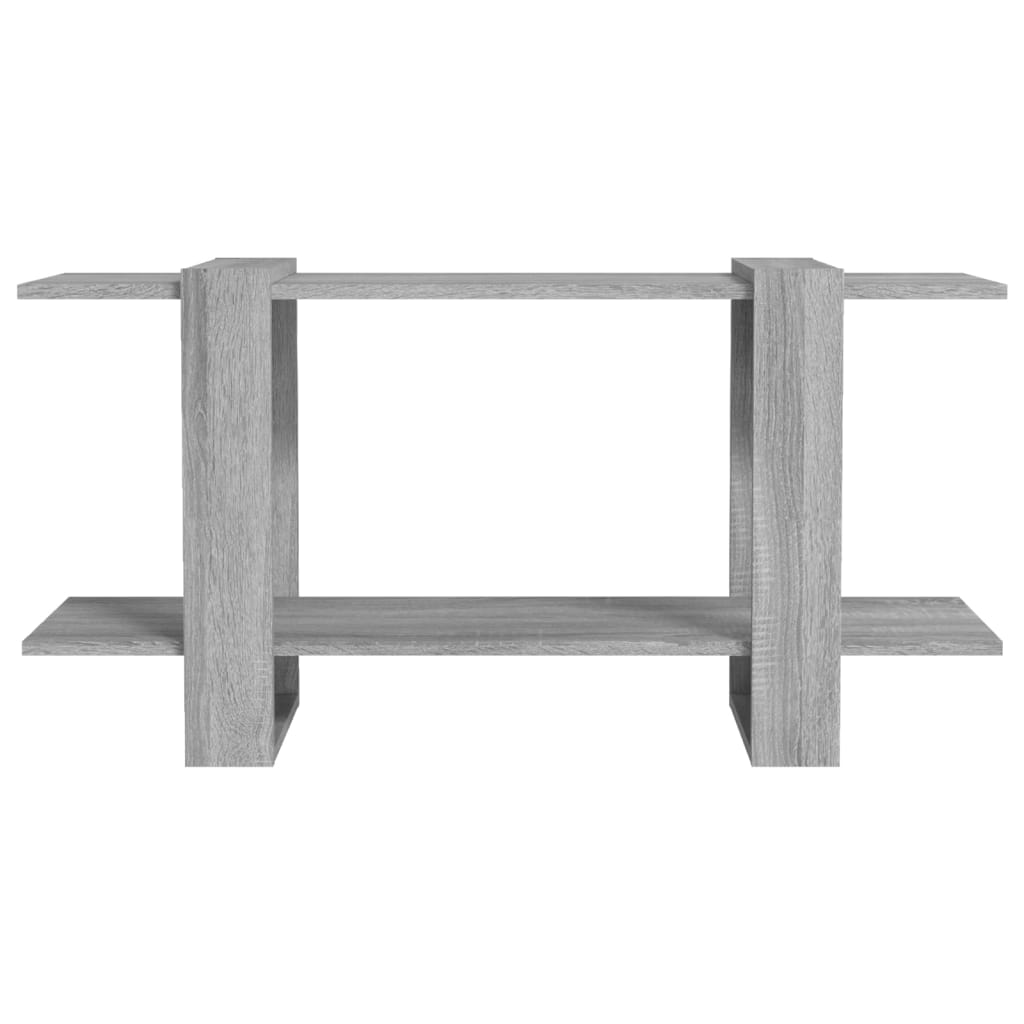 Libreria Grigio Marrone 100x30x51 cm in Legno Multistrato | homemem39