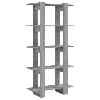 Libreria/Divisorio Grigio Sonoma 80x30x160 cm in Truciolato | homemem39