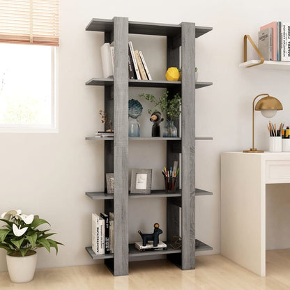 Libreria/Divisorio Grigio Sonoma 80x30x160 cm in Truciolato | homemem39