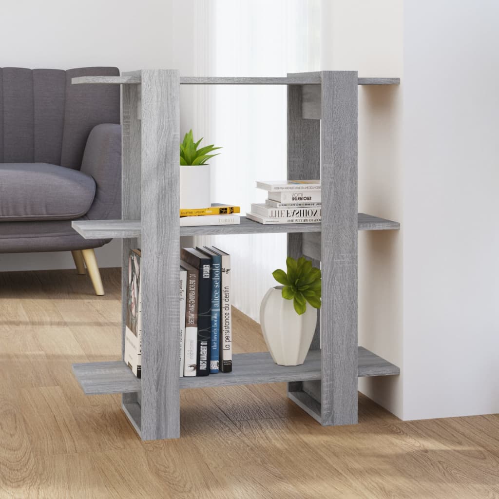 Libreria/Divisorio Grigio Sonoma 80x30x87 cm | homemem39