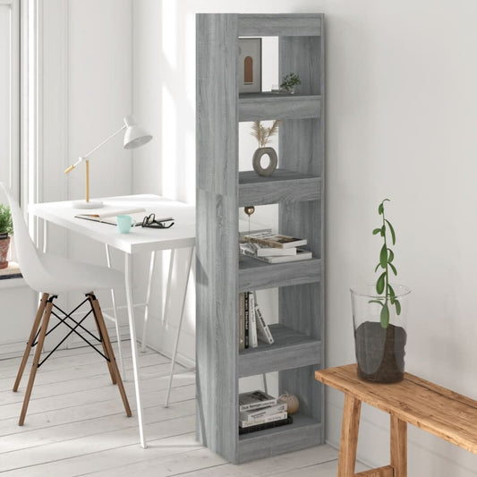 Libreria/Divisorio Grigio Sonoma 40x30x166 cm | homemem39