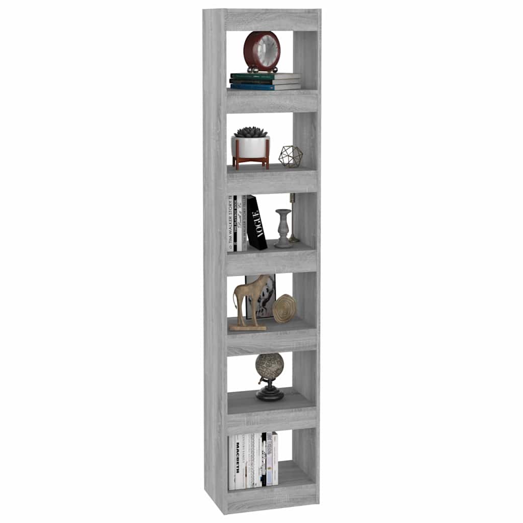 Libreria/Divisorio Grigio Sonoma 40x30x198 cm