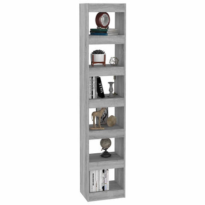 Libreria/Divisorio Grigio Sonoma 40x30x198 cm
