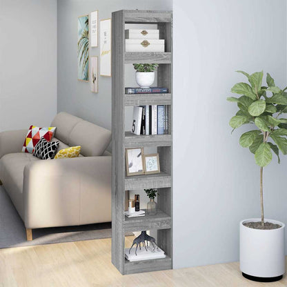 Libreria/Divisorio Grigio Sonoma 40x30x198 cm