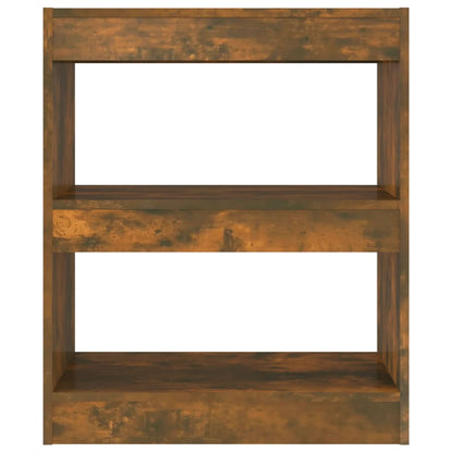 Libreria/Divisorio Rovere Fumo 60x30x72 cm | homemem39