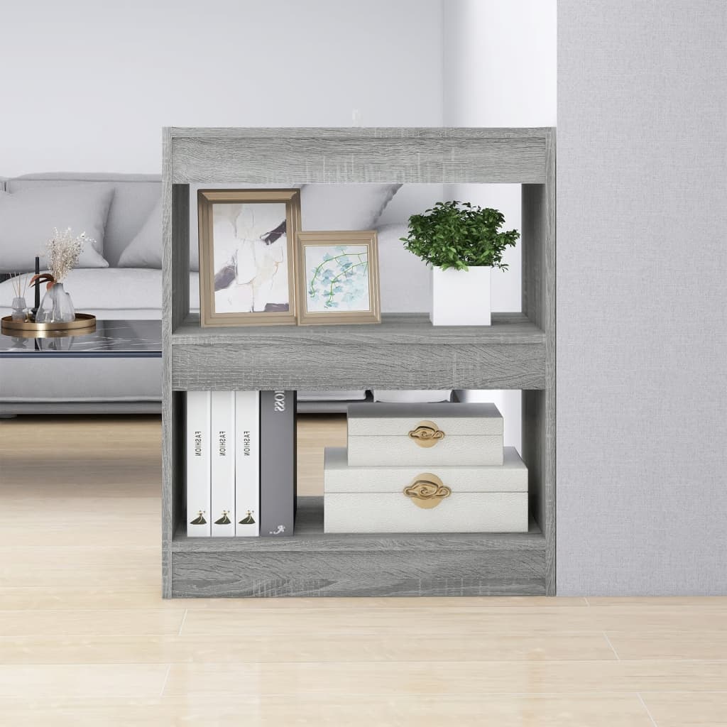 Libreria/Divisorio Grigio Sonoma 60x30x72 cm | homemem39
