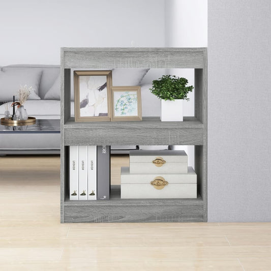 Libreria/Divisorio Grigio Sonoma 60x30x72 cm | homemem39