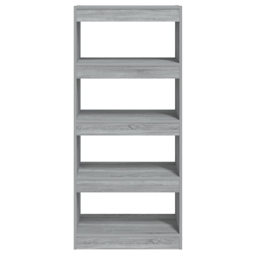 Libreria/Divisorio Grigio Sonoma 60x30x135 cm Legno Multistrato | homemem39