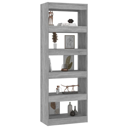 Libreria/Divisorio Grigio Sonoma 60x30x166 cm in Truciolato | homemem39