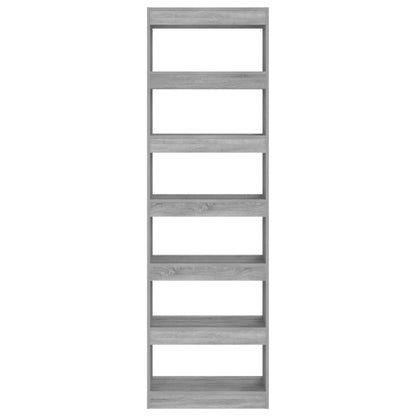 Libreria/Divisorio Grigio Sonoma 60x30x198 cm | homemem39