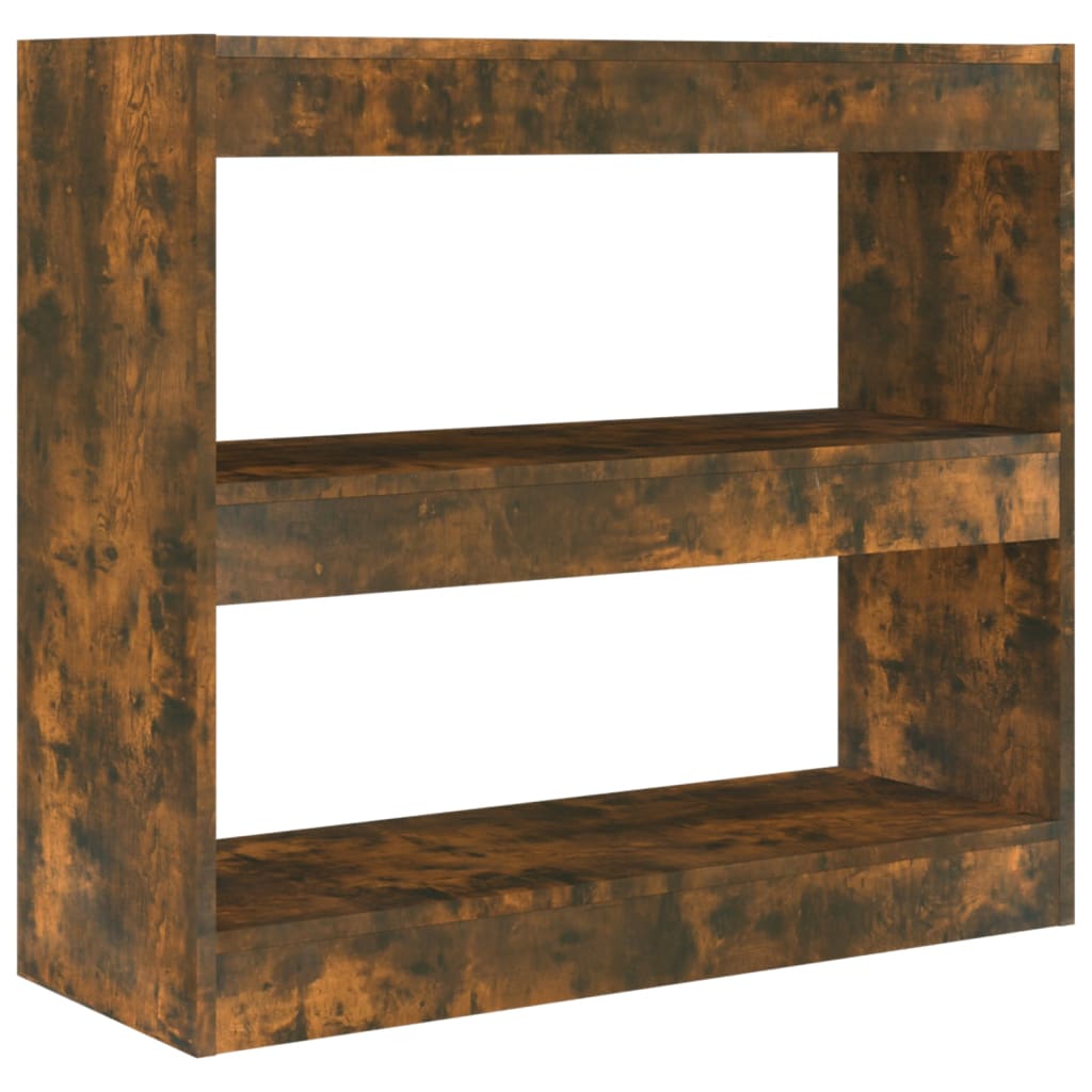 Libreria/Divisorio Rovere Fumo 80x30x72 cm | homemem39