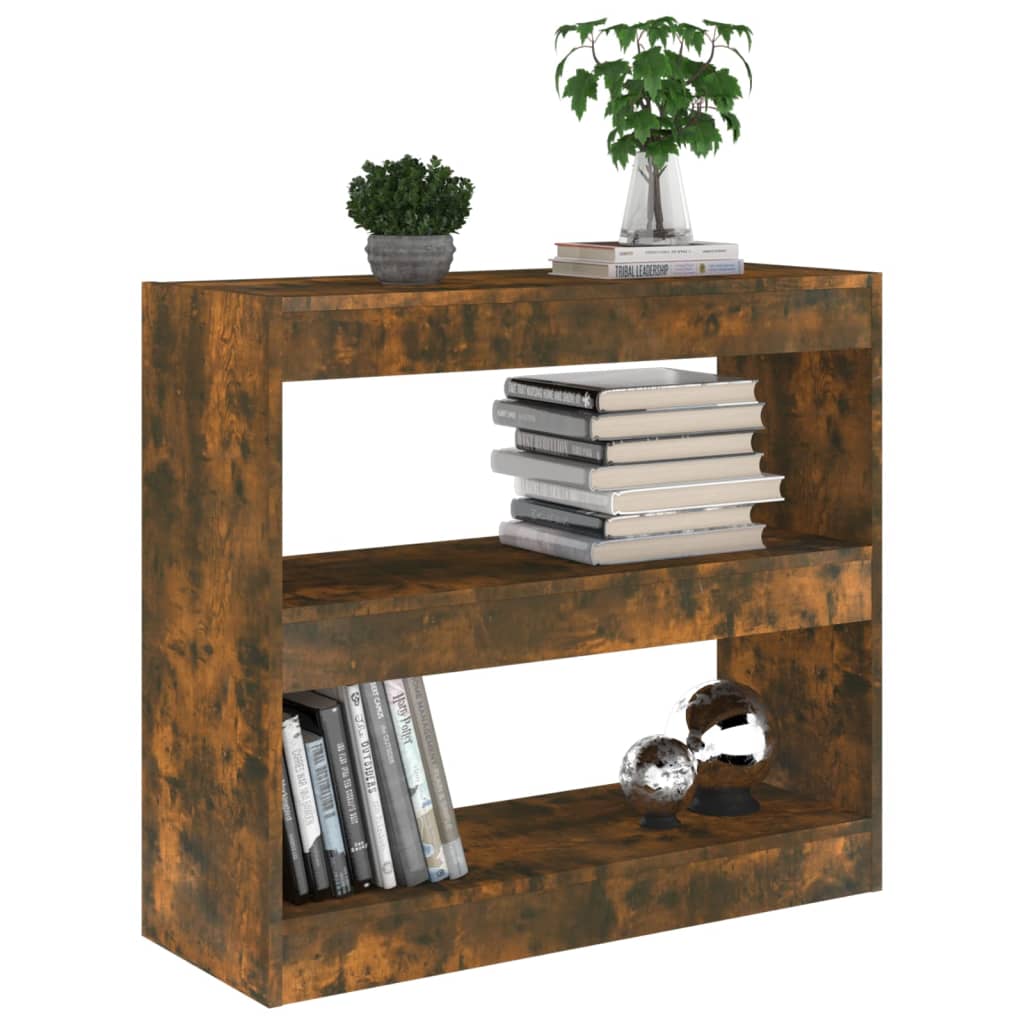 Libreria/Divisorio Rovere Fumo 80x30x72 cm | homemem39