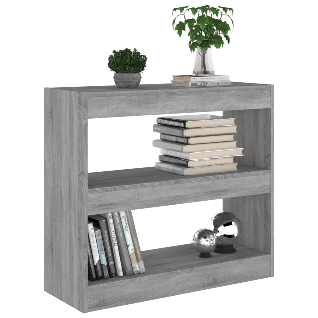 Libreria/Divisorio Grigio Sonoma 80x30x72 cm | homemem39